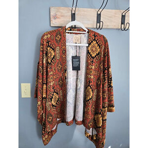 Women's Chaser Tribal Size M/L Orange Patterned